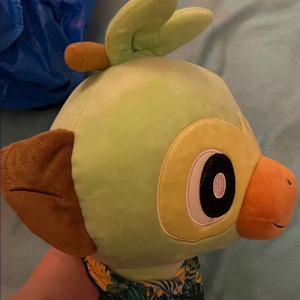 Build a Bear Pokemon Grookey Plush Stuffed Animal No Sound With Outfit